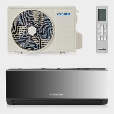 Инверторен климатик ROMSTAL MSAGBU-12HRFN8/MOX133-12HFN8 BLACK Ecovent 500